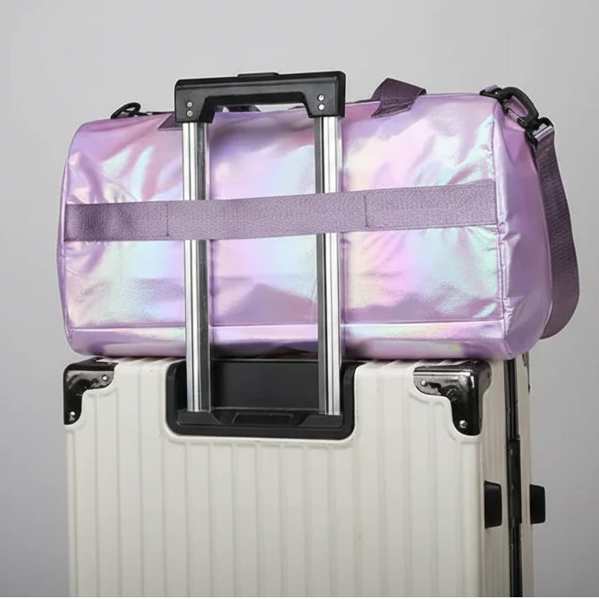 Grand Sac de Voyage Brillant Femme – Chic & Pratique