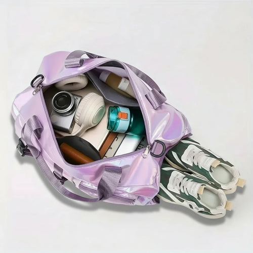 Grand Sac de Voyage Brillant Femme – Chic & Pratique