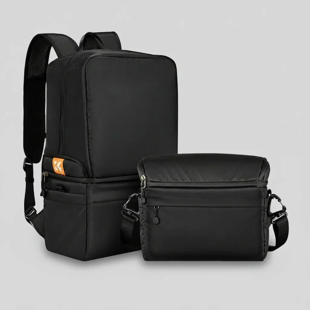 Sac à Dos 2 en 1 Noir – Polyvalent & Élégant