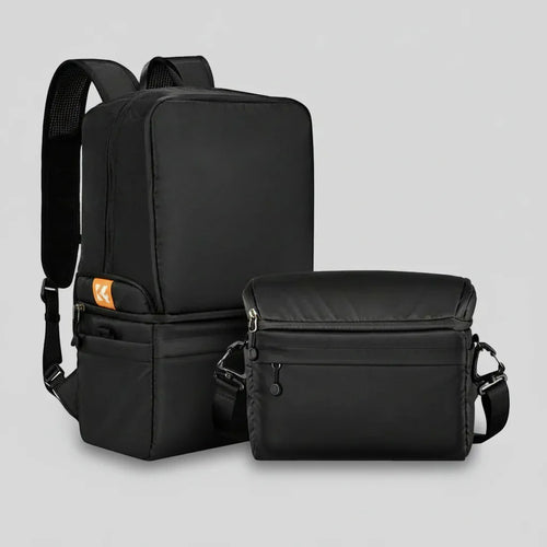 Sac à Dos 2 en 1 Noir – Polyvalent & Élégant