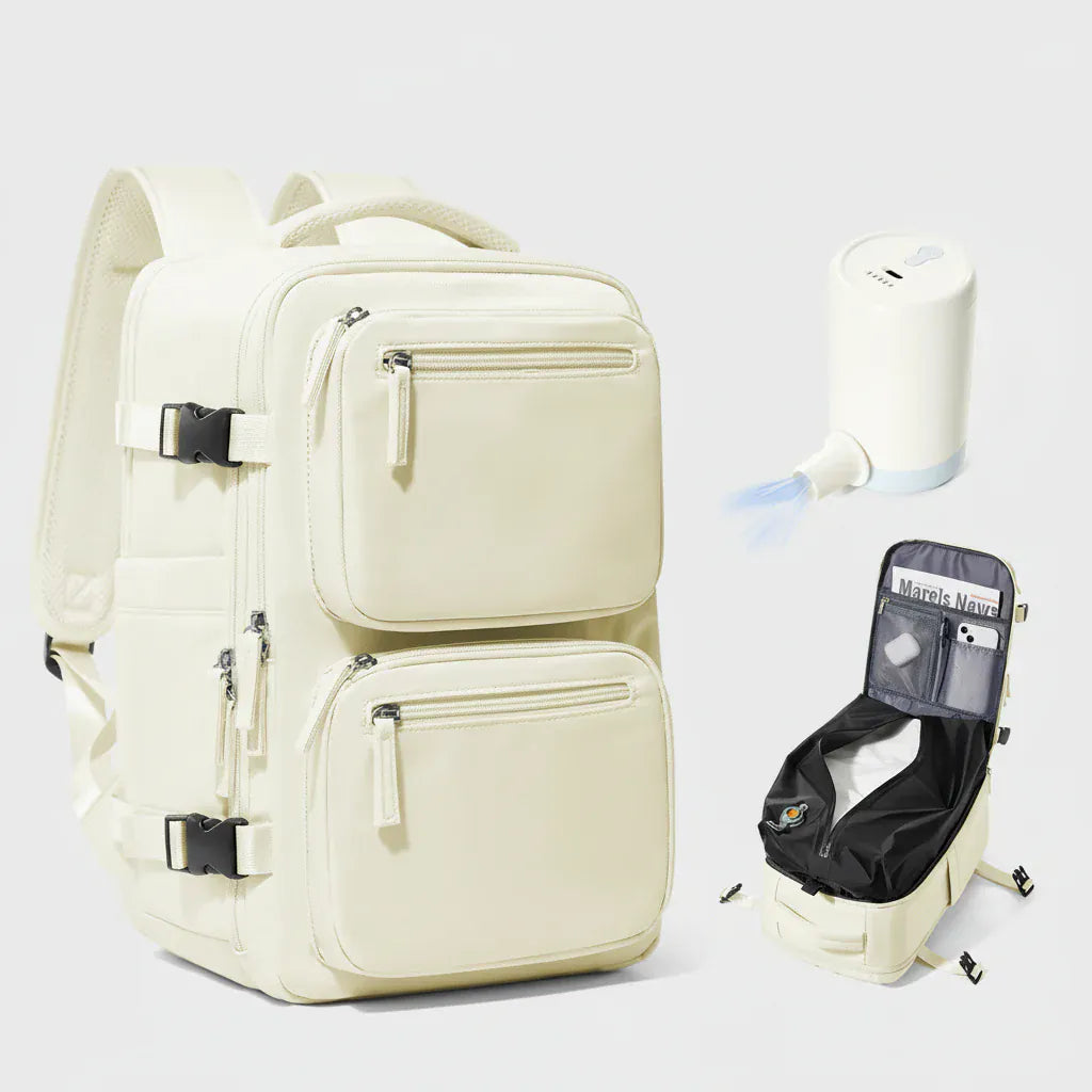 Sac à Dos à Compression Unisexe – Compact et modulable