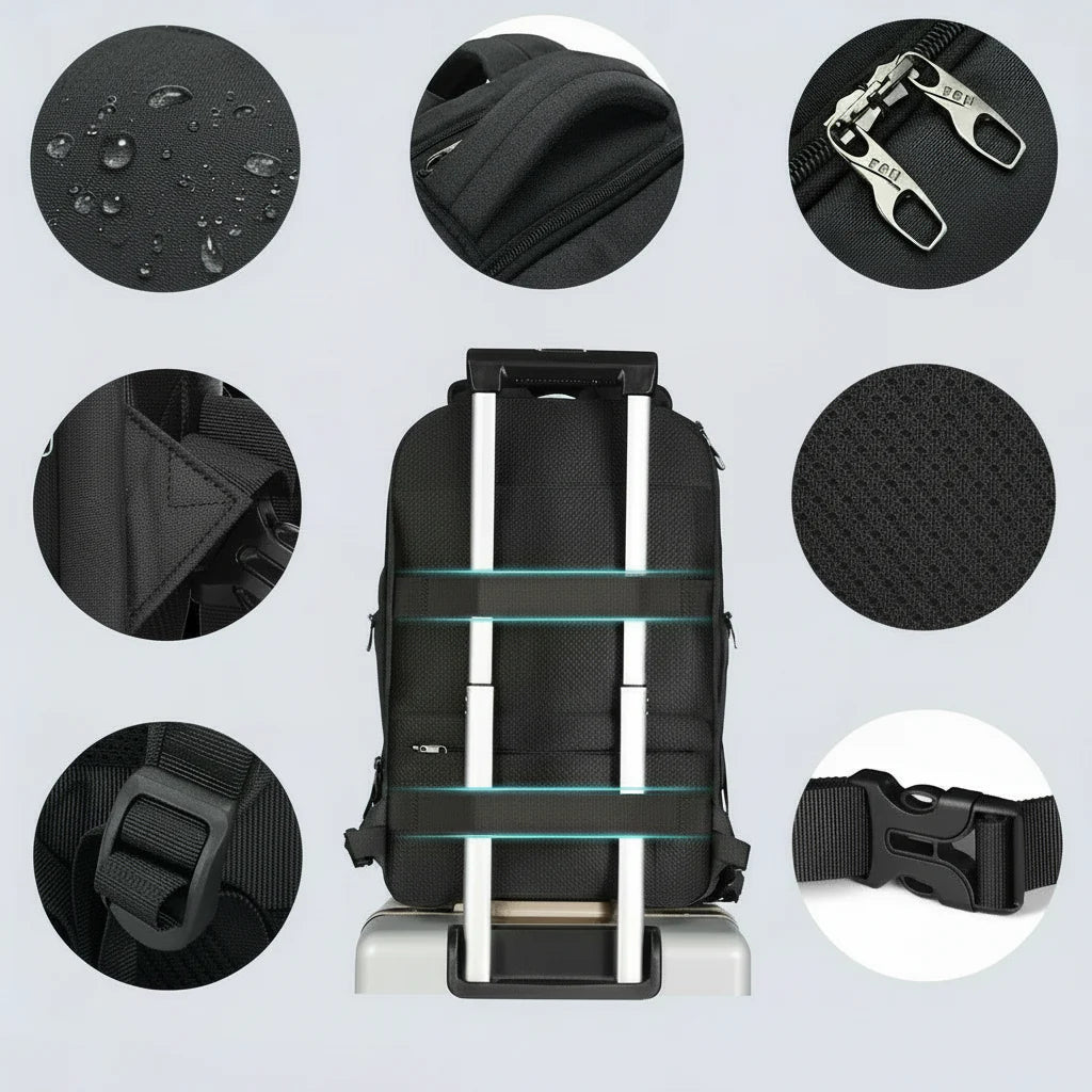 Sac a Dos Extensible Impermeable USB – Urbain & Pratique