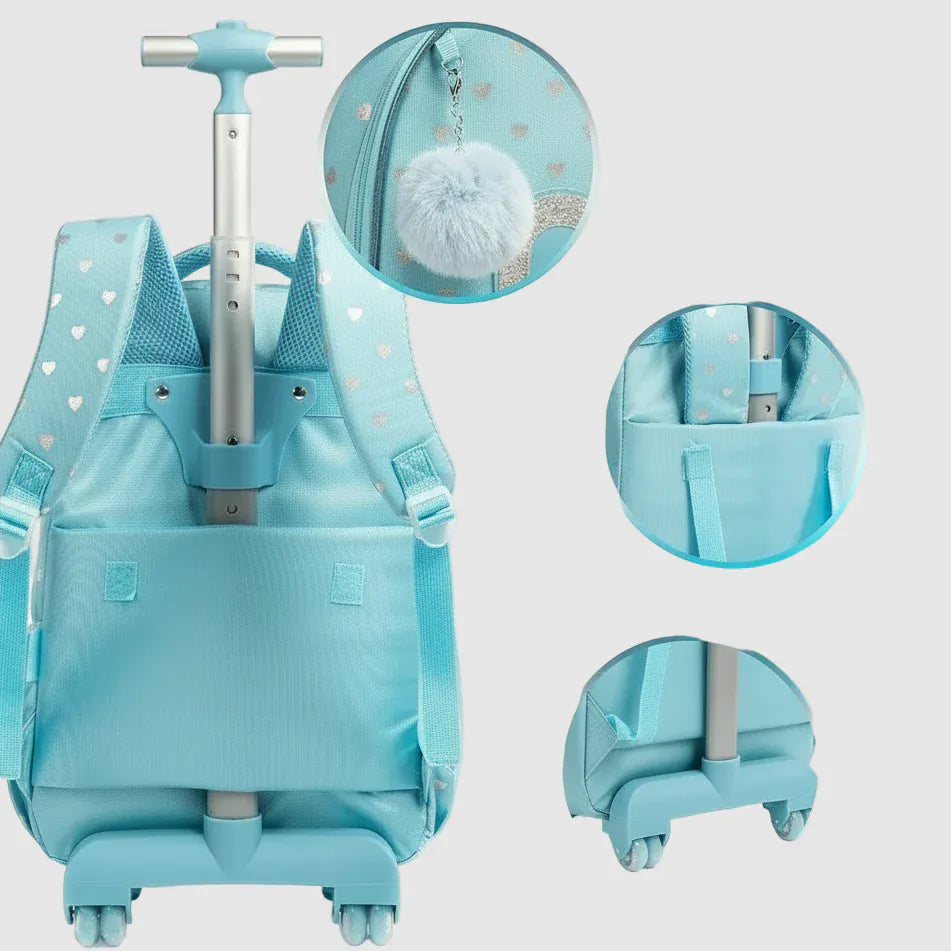 Sac à Dos Roulettes Enfant Ecole - Confort & Style pour Petits Explorateurs