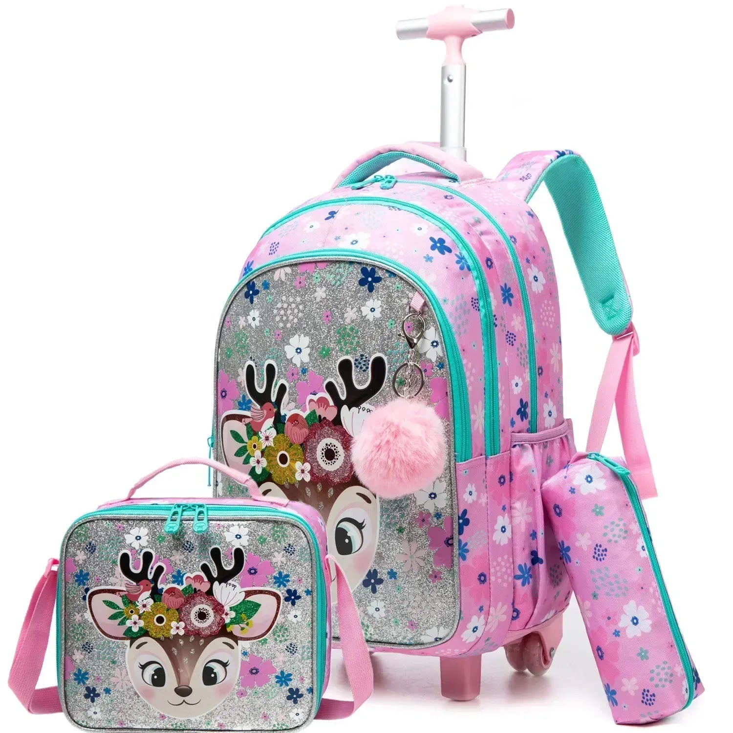 Sac à Dos Roulettes Enfant Ecole - Confort & Style pour Petits Explorateurs