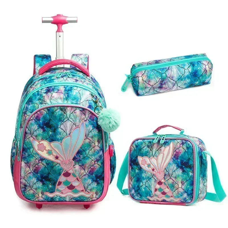 Sac à Dos Roulettes Enfant Ecole - Confort & Style pour Petits Explorateurs