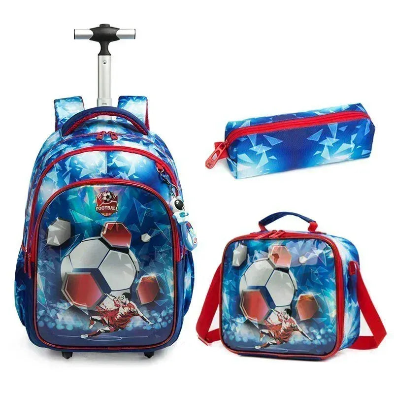 Sac à Dos Roulettes Enfant Ecole - Confort & Style pour Petits Explorateurs