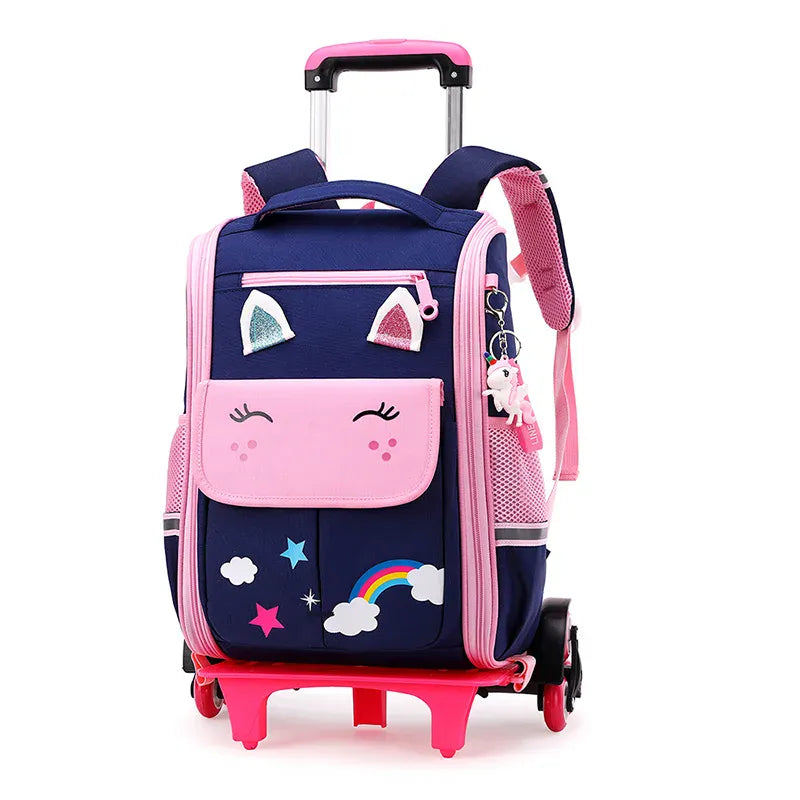 Sac à Dos Roulettes Enfant – Transport Facile et Résistant