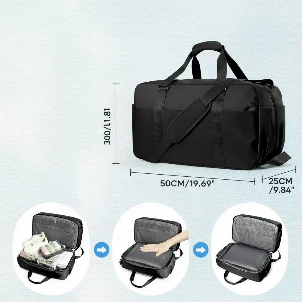 Sac de Voyage Cabine Compression – Gain de place & légèreté