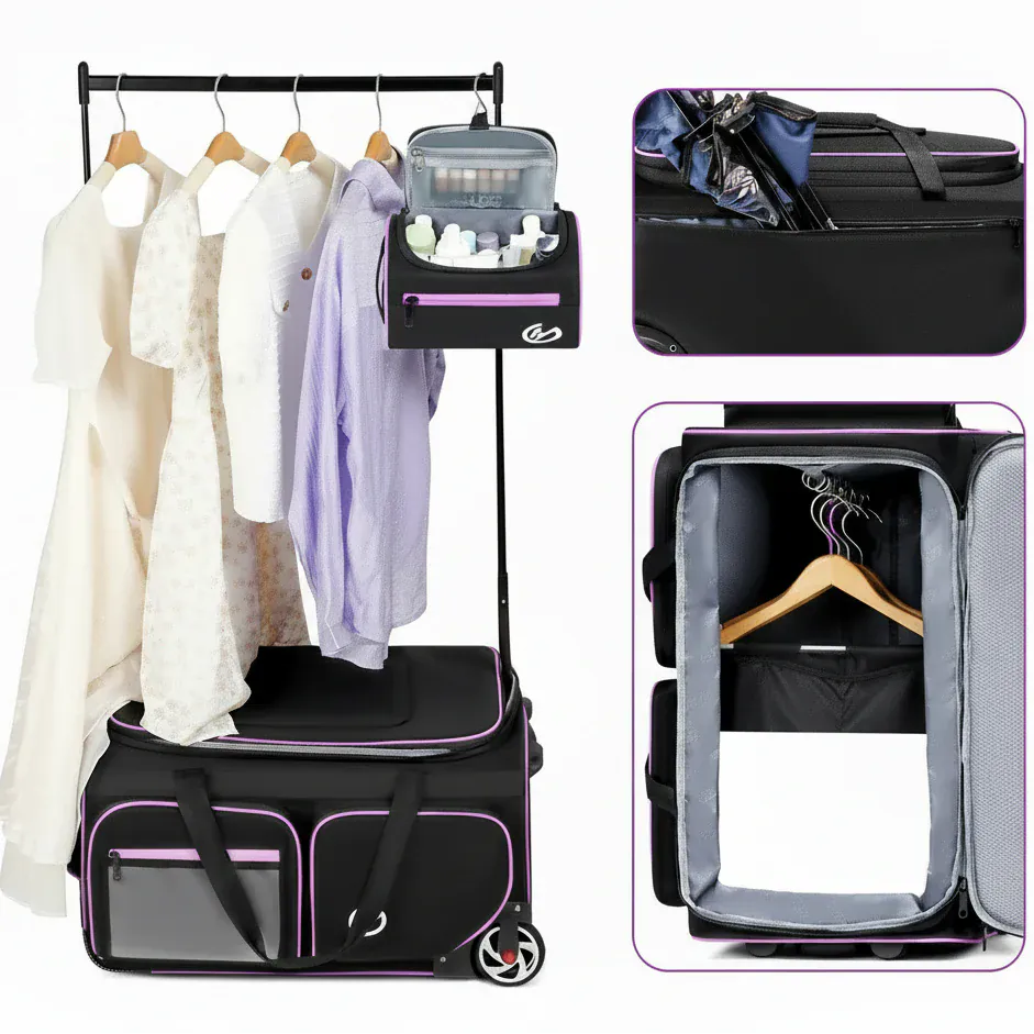 Sac de Voyage Penderie – Élégant & ultra organisé