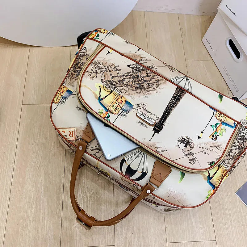 Sac de Voyage Roulettes à Motifs – Style & mobilité